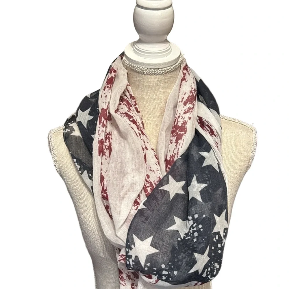 Pier 1 Imports Infinity Flag Scarf
